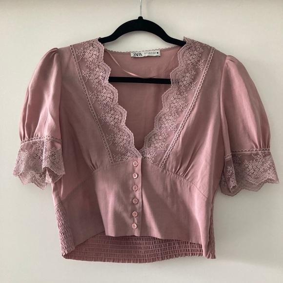 Zara Puff Sleeve Blouse